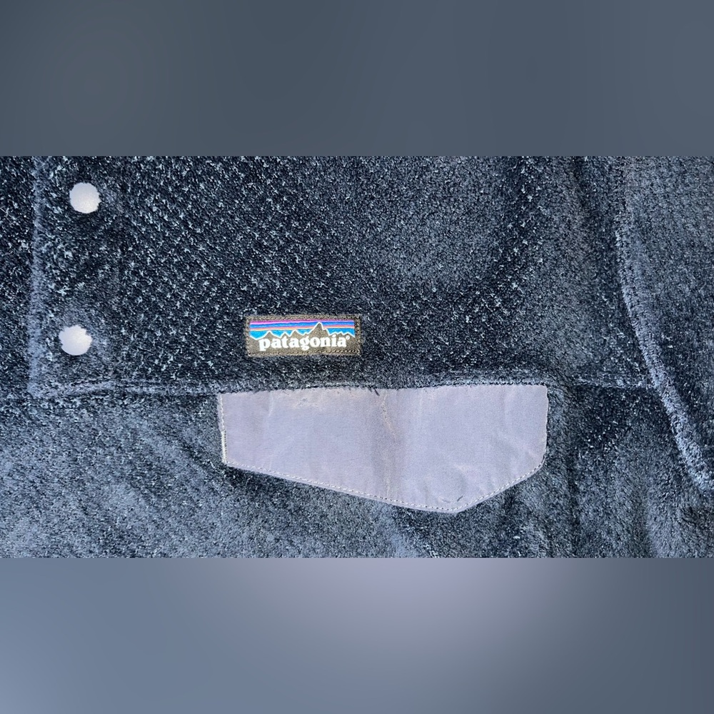 Patagonia Men's Re-Tool Snap-T Blue Long Sleeve Fleece XL - Picture 3 of 8